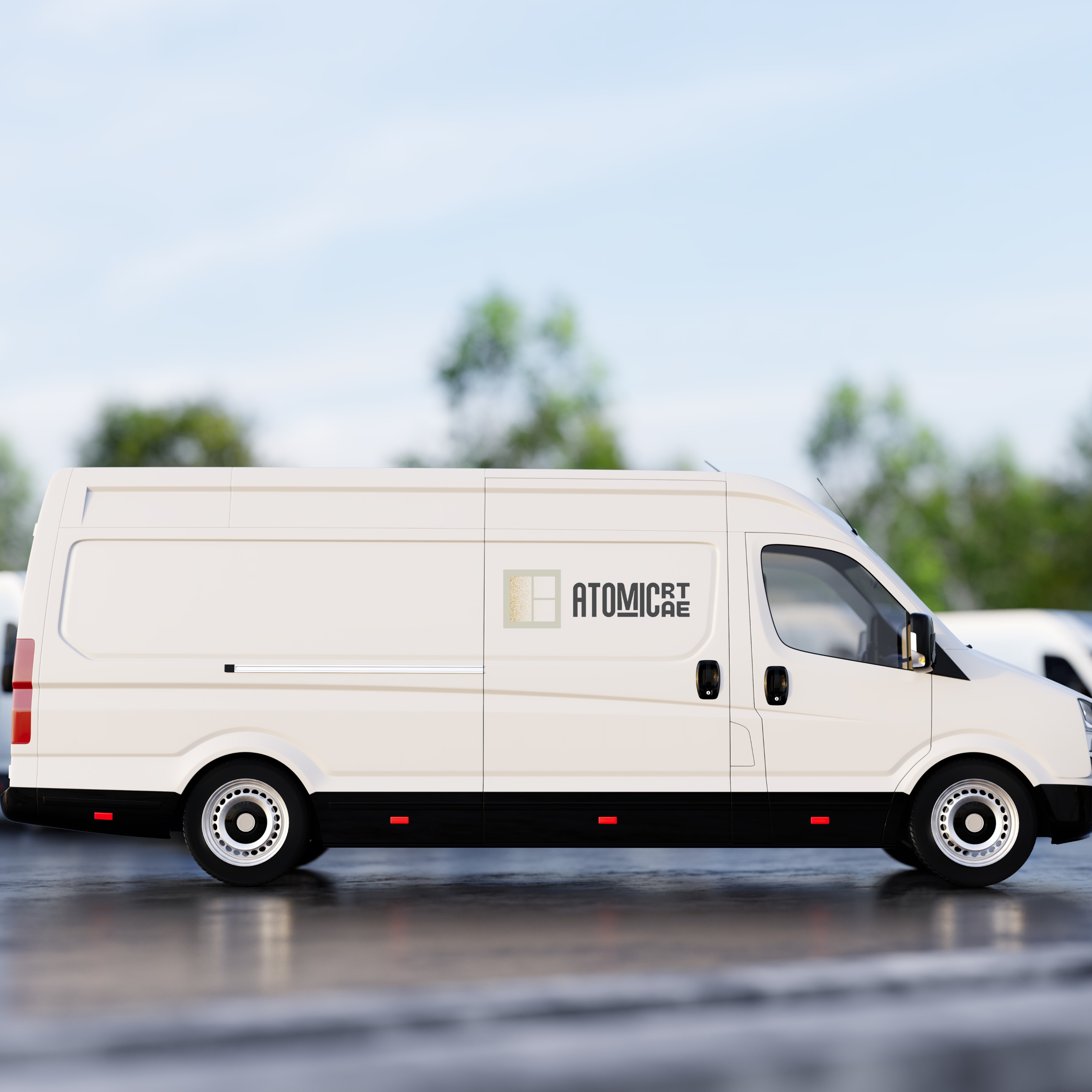 Atomicrate delivery van