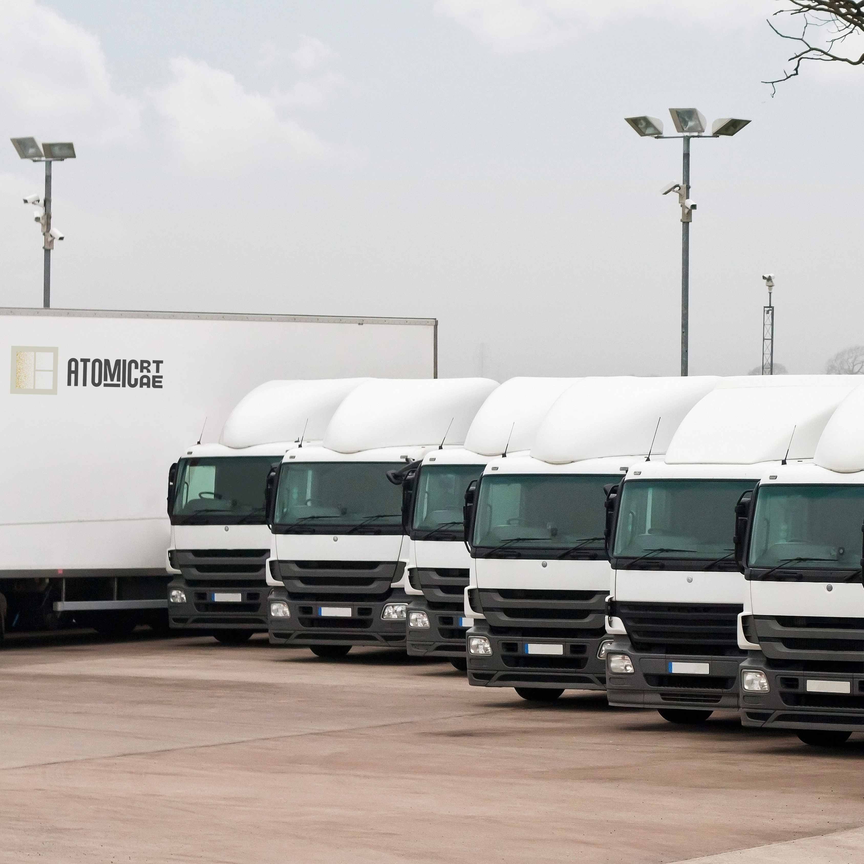 Atomicrate logistics trucks fleet
